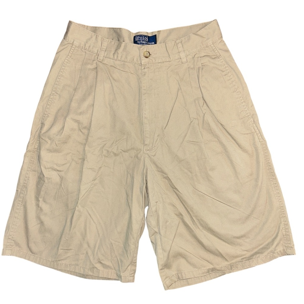 Polo by Ralph Lauren Men's Beige Pleated Chino